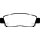EBC Greenstuff 6000 Bremsbeläge Hinterachse ohne ABE GMC Envoy DP61672