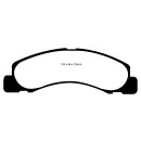 EBC Greenstuff 6000 Bremsbeläge Vorderachse ohne ABE...