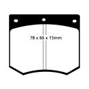 EBC Greenstuff 2000 Bremsbeläge Vorderachse ohne ABE...