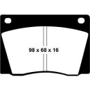 EBC Greenstuff 2000 Bremsbeläge Vorderachse ohne ABE...