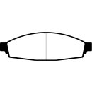 EBC Greenstuff 6000 Bremsbeläge Vorderachse ohne ABE...