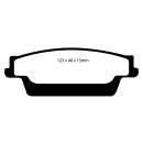 EBC Greenstuff 2000 Bremsbeläge Hinterachse ohne ABE...