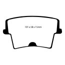 EBC Greenstuff 2000 Bremsbeläge Hinterachse mit ABE...