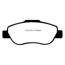 EBC Greenstuff 2000 Bremsbeläge Vorderachse ohne ABE...