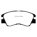 EBC Greenstuff 6000 Bremsbeläge Vorderachse ohne ABE...