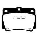 EBC Greenstuff 6000 Bremsbeläge Hinterachse ohne ABE...