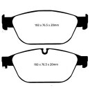 EBC Greenstuff 2000 Bremsbeläge Vorderachse ohne ABE...