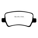 EBC Greenstuff 2000 Bremsbeläge Hinterachse mit ABE...