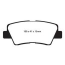 EBC Greenstuff 2000 Bremsbeläge Hinterachse ohne ABE...