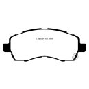 EBC Greenstuff 2000 Bremsbeläge Vorderachse mit ABE...