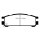 EBC Greenstuff 2000 Bremsbeläge Hinterachse mit ABE Subaru Legacy 3 BE, BH Kombi DP2821