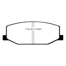 EBC Greenstuff 2000 Bremsbeläge Vorderachse ohne ABE...