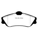 EBC Greenstuff 2000 Bremsbeläge Vorderachse mit ABE...