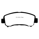 EBC Greenstuff 6000 Bremsbeläge Vorderachse ohne ABE...