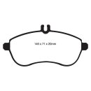 EBC Greenstuff 2000 Bremsbeläge Vorderachse mit ABE...