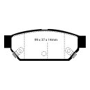 EBC Greenstuff 2000 Bremsbeläge Hinterachse ohne ABE...