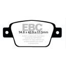 EBC Greenstuff 2000 Bremsbeläge Hinterachse ohne ABE...