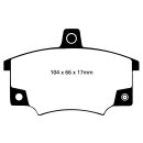 EBC Greenstuff 2000 Bremsbeläge Vorderachse mit ABE...