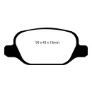 EBC Greenstuff 2000 Bremsbeläge Hinterachse mit ABE...