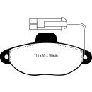 EBC Greenstuff 2000 Bremsbeläge Vorderachse mit ABE...