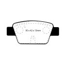 EBC Greenstuff 2000 Bremsbeläge Hinterachse mit ABE...