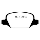 EBC Greenstuff 2000 Bremsbeläge Hinterachse mit ABE...