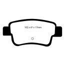 EBC Greenstuff 2000 Bremsbeläge Hinterachse ohne ABE...