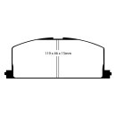 EBC Greenstuff 2000 Bremsbeläge Vorderachse ohne ABE...