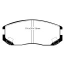 EBC Greenstuff 2000 Bremsbeläge Vorderachse ohne ABE...