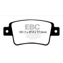 EBC Greenstuff 2000 Bremsbeläge Hinterachse ohne ABE Fiat Punto EVO 199 Schrägheck DP22101