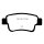 EBC Greenstuff 2000 Bremsbeläge Hinterachse ohne ABE Opel Corsa D Schrägheck DP21599