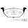 EBC Greenstuff 2000 Bremsbeläge Vorderachse mit ABE Seat Ibiza 6L1 Schrägheck DP21329