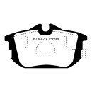 EBC Greenstuff 2000 Bremsbeläge Hinterachse mit ABE...