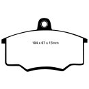 EBC Greenstuff 2000 Bremsbeläge Vorderachse ohne ABE...