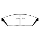 EBC Greenstuff 2000 Bremsbeläge Vorderachse ohne ABE...