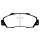 EBC Greenstuff 2000 Bremsbeläge Vorderachse mit ABE Honda Accord 4 CC1 Coupe DP2872