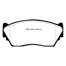 EBC Greenstuff 2000 Bremsbeläge Vorderachse ohne ABE...