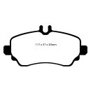 EBC Greenstuff 2000 Bremsbeläge Vorderachse ohne ABE...