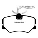 EBC Greenstuff 2000 Bremsbeläge Vorderachse mit ABE...