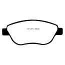 EBC Greenstuff 2000 Bremsbeläge Vorderachse ohne ABE...