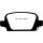 EBC Greenstuff 2000 Bremsbeläge Hinterachse ohne ABE Opel Corsa C F08, F68 Schrägheck DP21410