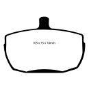 EBC Greenstuff 2000 Bremsbeläge Vorderachse mit ABE...