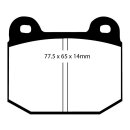 EBC Greenstuff 2000 Bremsbeläge Vorderachse mit ABE...