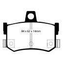 EBC Greenstuff 2000 Bremsbeläge Hinterachse ohne ABE...