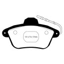 EBC Greenstuff 2000 Bremsbeläge Hinterachse mit ABE...