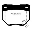 EBC Orangestuff Bremsbeläge Vorderachse Subaru...