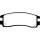 EBC Redstuff Bremsbeläge Hinterachse ohne ABE Pontiac Grand Prix DP31609C
