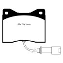 EBC Redstuff Bremsbeläge Vorderachse mit ABE...