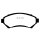 EBC Redstuff Bremsbeläge Vorderachse ohne ABE Pontiac Grand Prix DP31100C