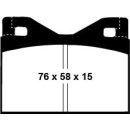 EBC Redstuff Bremsbeläge Vorderachse ohne ABE Buick...